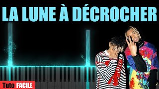 Moji X Sboy - La Lune À Décrocher Piano Tutorial & Cover - Niveau Facile