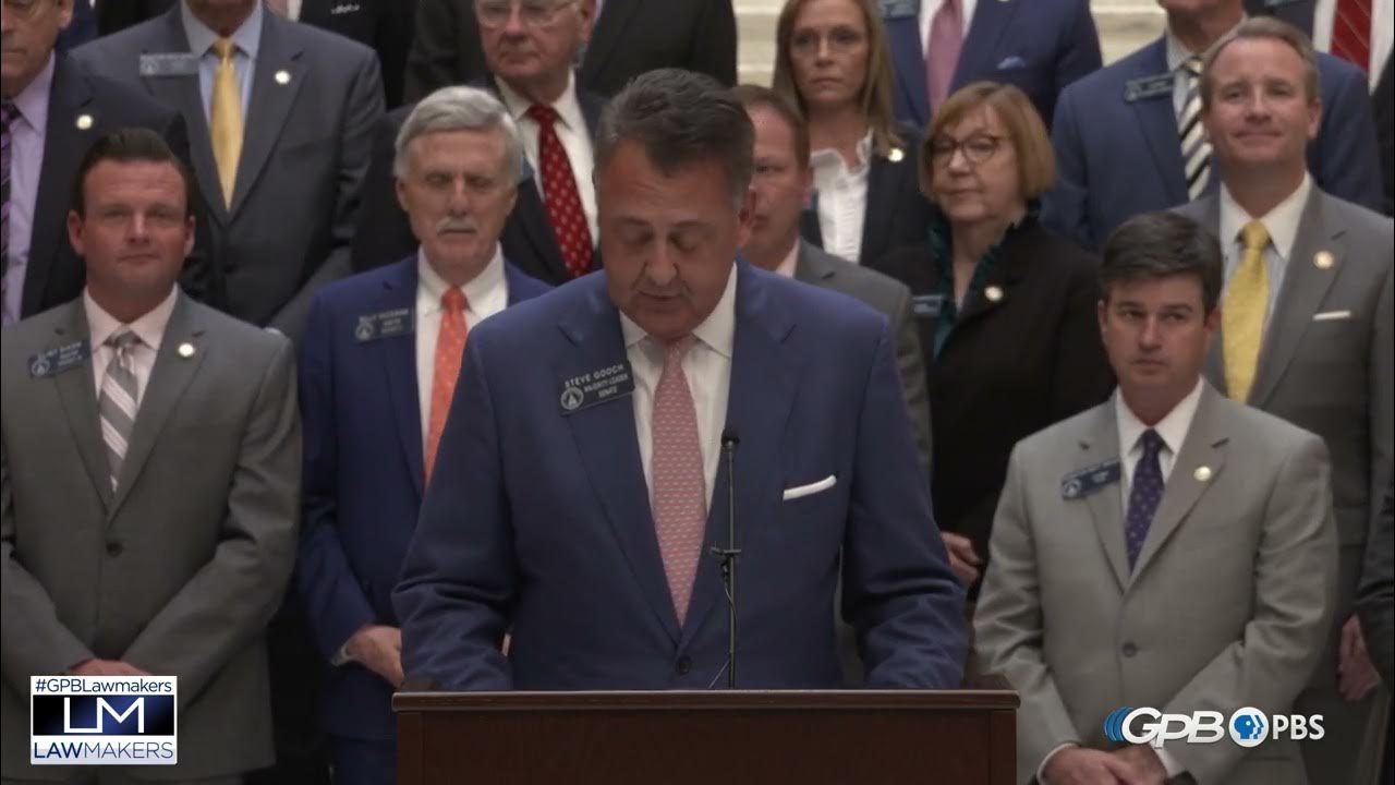 Senate Majority Leader Steve Gooch lays out the Senate Republican's