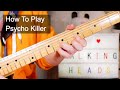 'Psycho Killer' Talking Heads Guitar & Bass Lesson