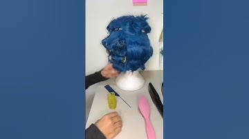 Estilização peruca da Sailor Mercury