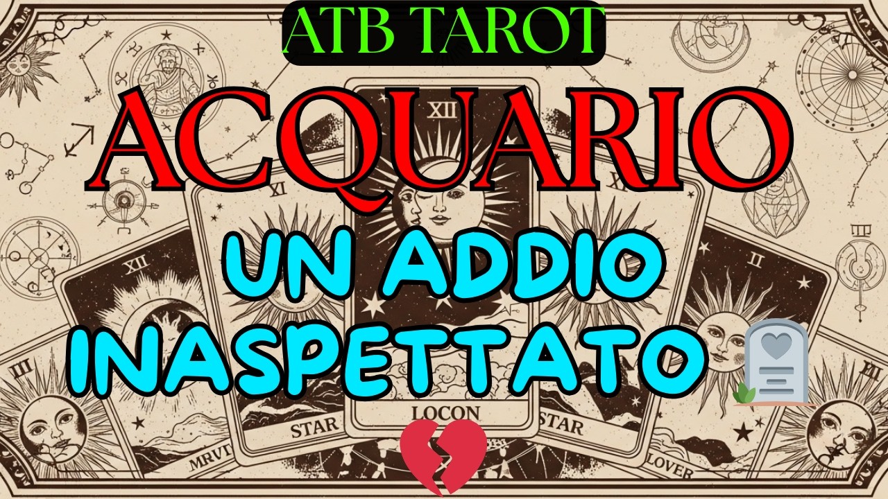 ACQUARIO: una persona entra nella tua vita per renderti felice e aiutarti a dimenticare il dolore …
