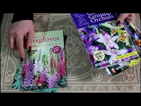 ASMR Page Turning ~ Gardening Catalogs.....I Can't Wait for Spring!!