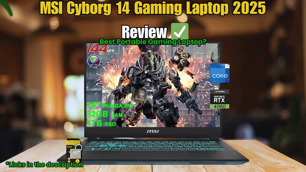 MSI Cyborg 14 Gaming Laptop Review 2025 | Intel i7-13620H + RTX 