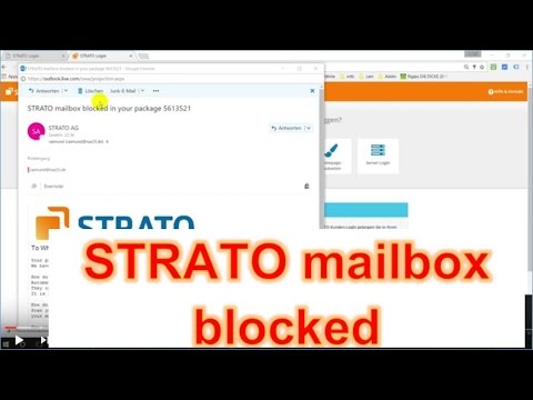 STRATO mailbox blocked in your package