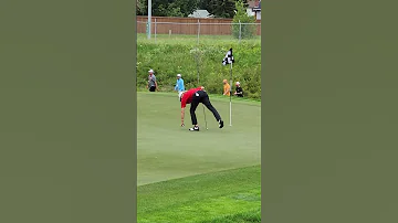 Miguel Jimenez Hole 16 At Roger Charity Classic Calgary Canada 