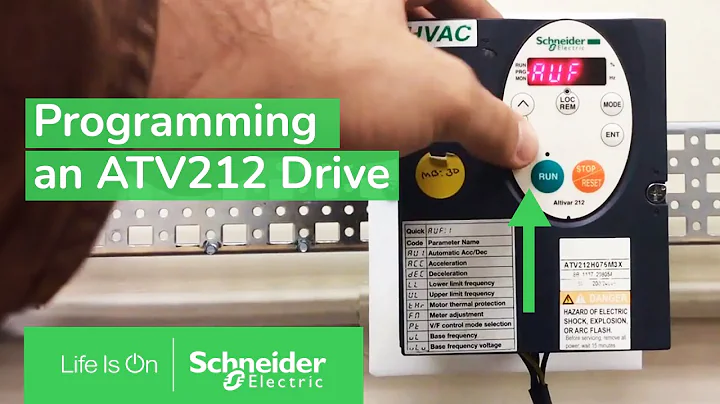 Programming an ATV212 Drive for 2 Wire Control & VIA as Speed Reference | Schneider Electric Support