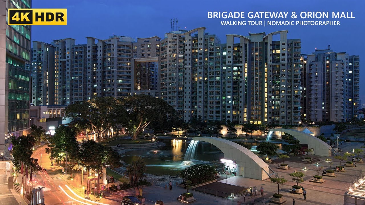 Brigade Gateway Residences & Orion Mall Walk Around Tour | Bangalore