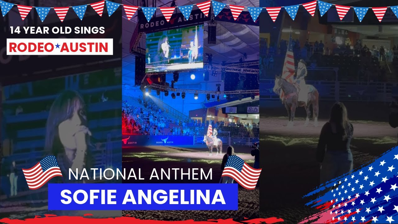 Anthem Rodeo Sofie Angelina - NATIONAL ANTHEM (Austin Rodeo 2024) - YouTube