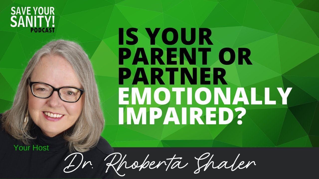 Emotional impairment will make relationships harder. Where are you at? [Audio]