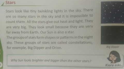 Up In The Sky## Class 1 #EVS  ## MOON AND STARS