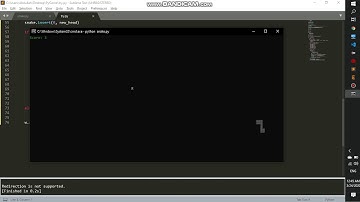 Simple Snake game Curses programming with Python