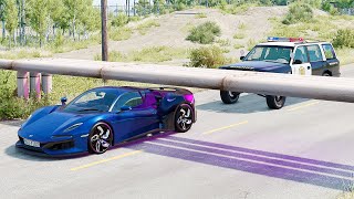 Mobil vs Low Pipes - BeamNG Drive Resimi