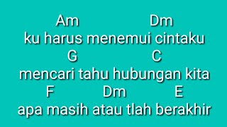 CHORD GITAR GANTUNG - MELLY GOESLAW