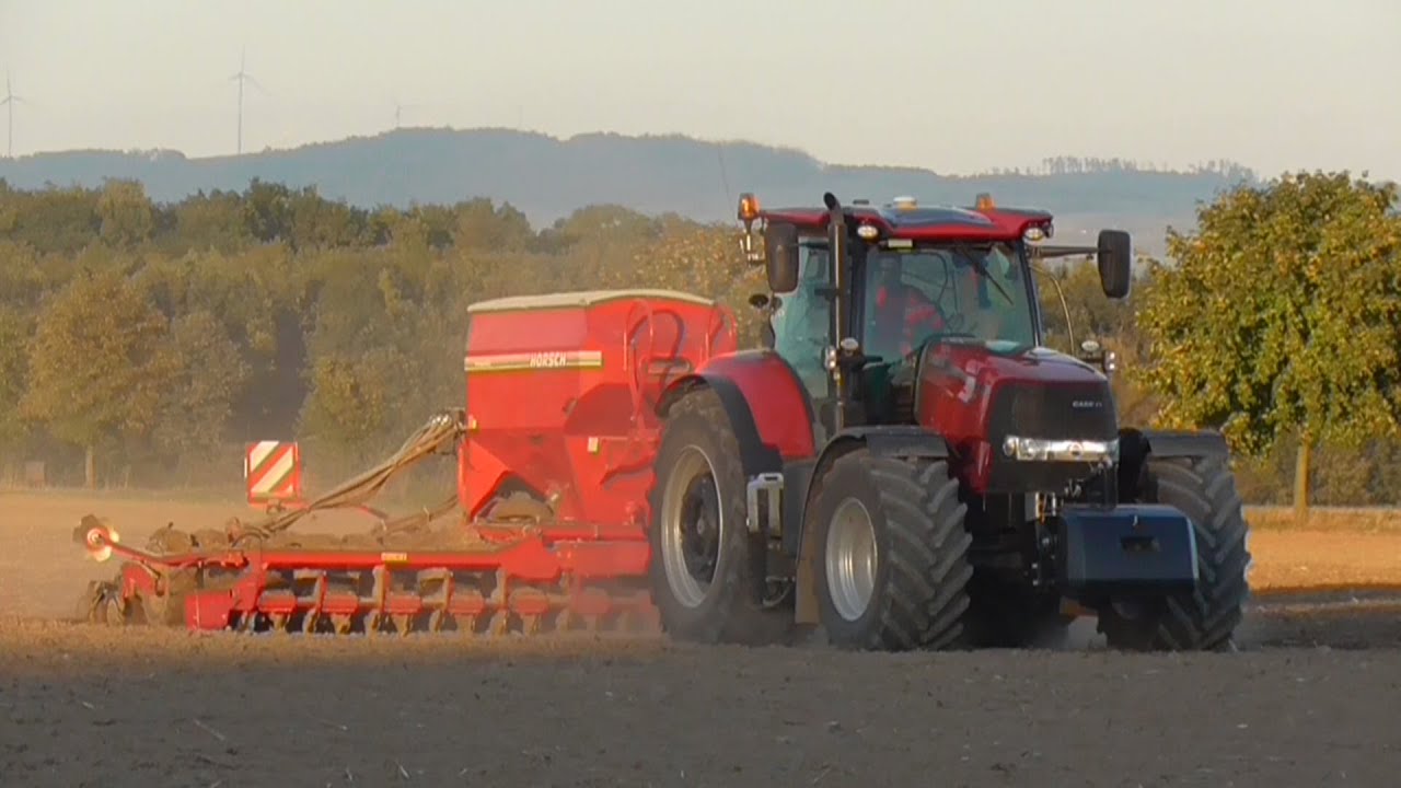 Case IH Puma 240 cvx + Horsch Pronto 6 DC - Setí Pšenice