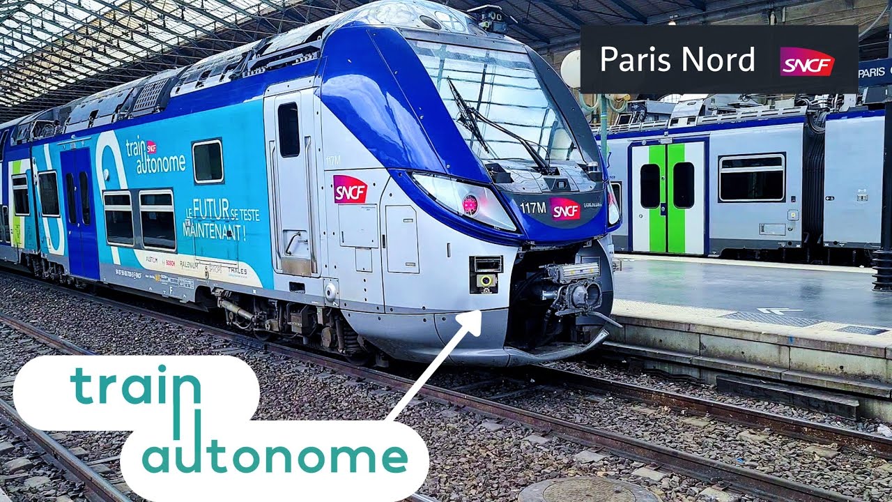 TRAIN AUTONOME - ESSAIS DU REGIO2N À PARIS NORD