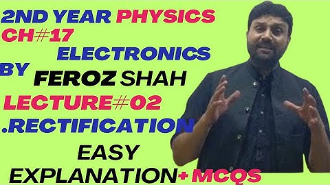 RECTIFICATION....Main Points and MCQs.....by Feroz Shah ...QCA