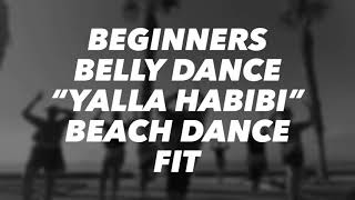 Beginners Belly Dance yalla Habibi Beach Dance Fit Lotus Flower