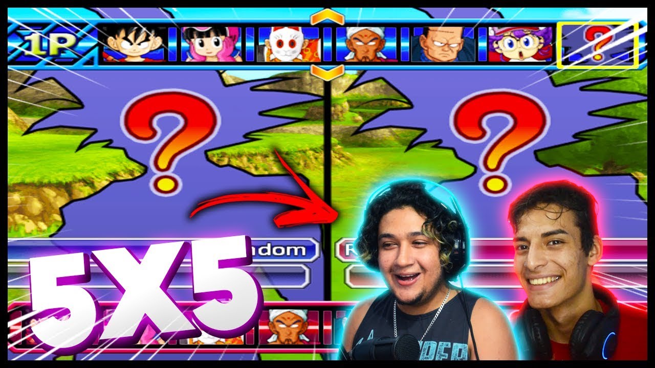 ALEATÓRIO vs ALEATÓRIO com MULTIPLAY!! (5x5) DBZ Budokai Tenkaichi 3