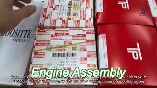 engine assembly for isuzu 4hk1 6hk1 engines including piston liner kit cylinder liner and piston