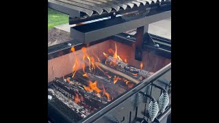 Santa Maria Grill In Action