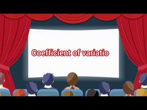 Coefficient of variation