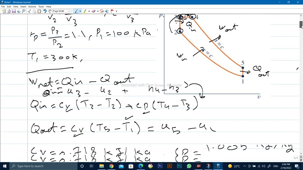 Dual cycle @constant specific heat (4)