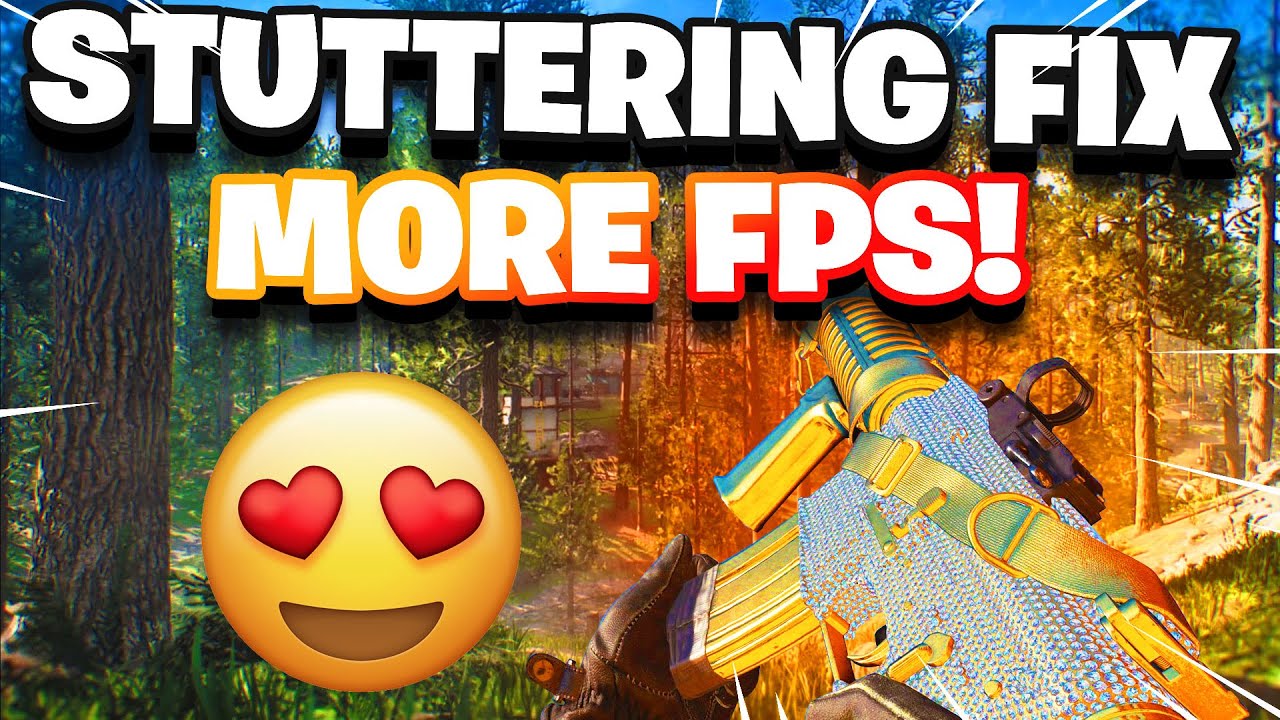 Black ops Cold War - How to fix Pc Stuttering and Get more fps - YouTube