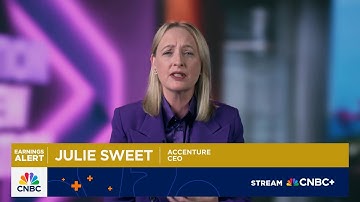 Accenture CEO Julie Sweet: Really starting to see clients scale & embed generative AI in everything