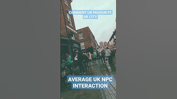 AVERAGE UK NPC INTERACTION #npc #uk #england #interaction #crazy