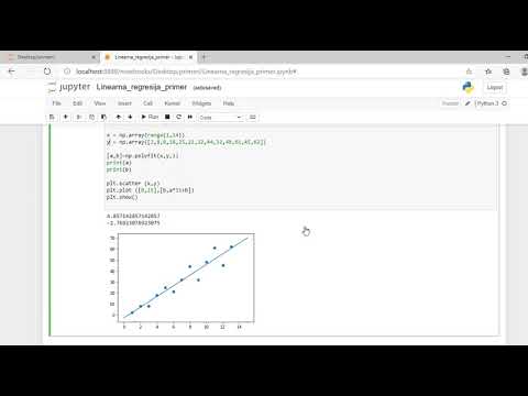 Video: Kaj je linearna regresija Python?