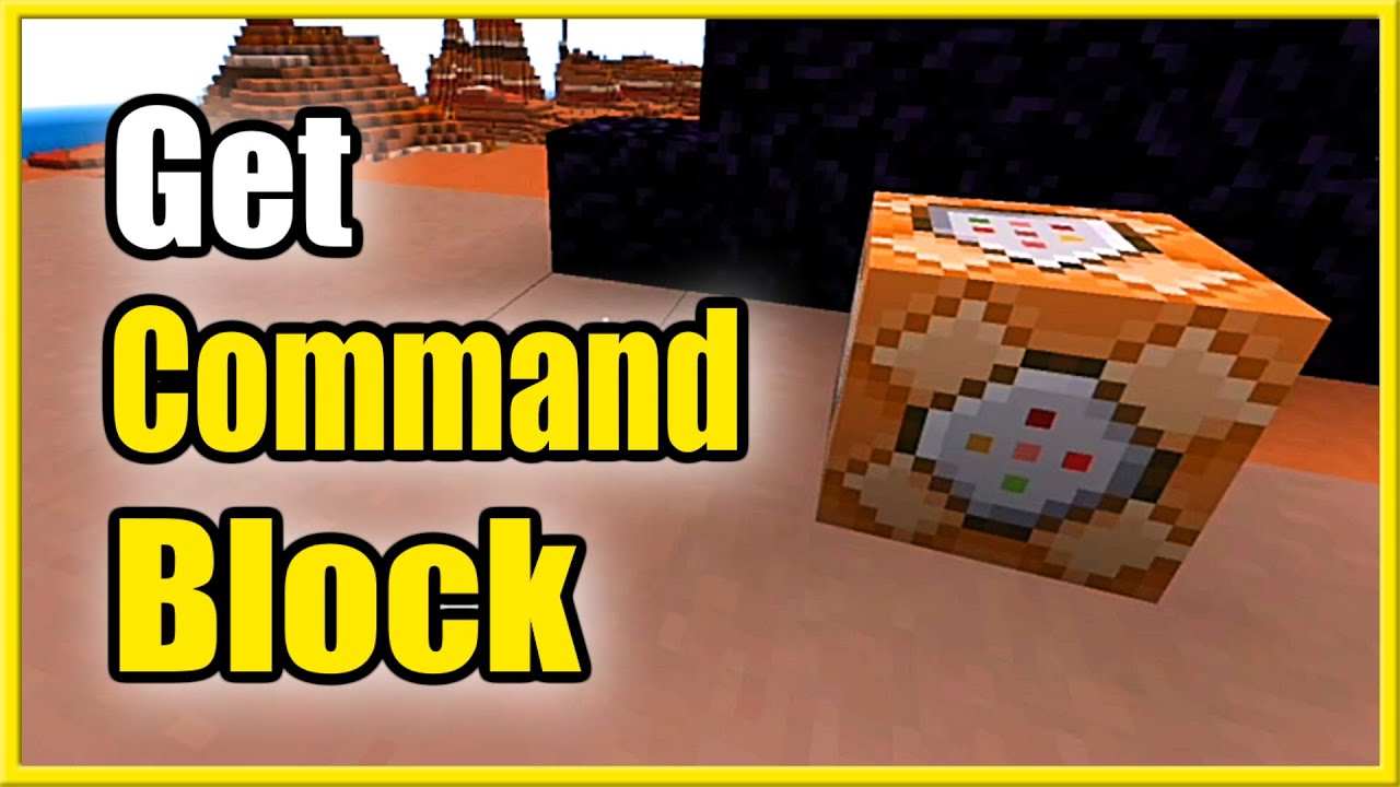 How to Get Command Block in Minecraft Bedrock (Best Tutorial) - YouTube