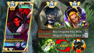 ARGUS HYPER NEW BEST BROKEN BUILD EARLY TO LATE GAME ITEM!! (100% broken!)#mobilelegends #argus#mlbb