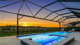 Estero FL Luxury Home for Sale $1.29M | Verdana Village Pool Home Tour