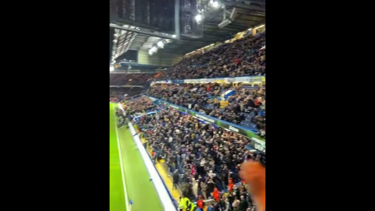 Shamrock Rovers fans interrupt Liquidator at Chelsea Away