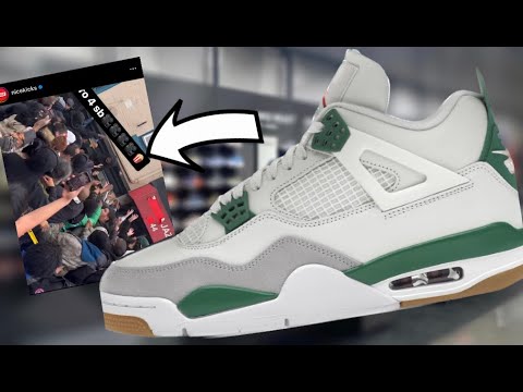 The Nike SB x Air Jordan 4 'Pine Green' is a basketball legend that's made  for skateboarding (and it's dropping early)