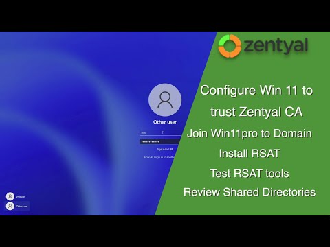 Join Windows 11 Pro to Zentyal Active Directory Domain (Linux)