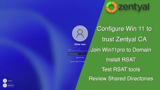 Join Windows 11 Pro to Zentyal Active Directory Domain (Linux)