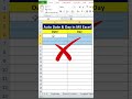 The Quickest Way to Fill Dates in Excel 💨 #excel #shorts #tips
