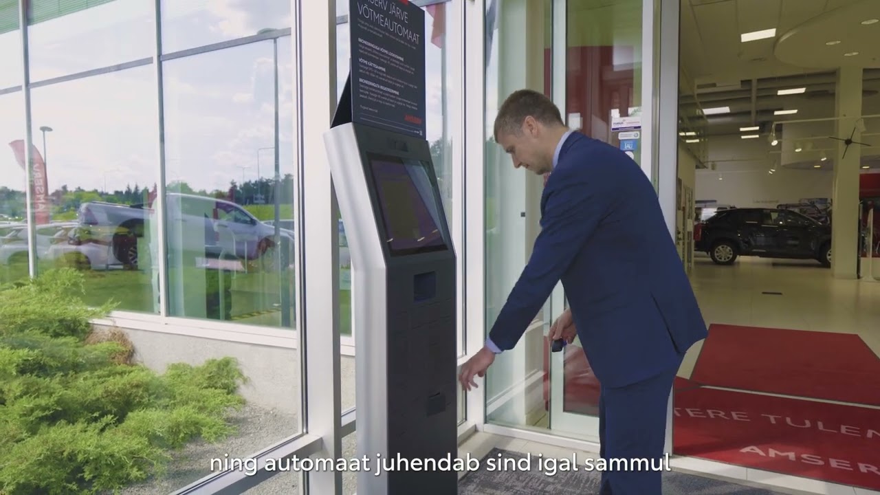 Amservi 24/7 ligipääsuga võtmeautomaat