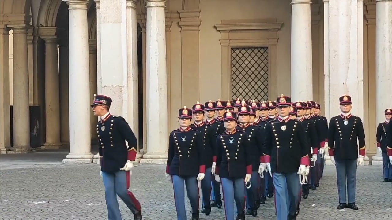 Uscita Solenne degli allievi ufficiali del 206° corso DIGNITÀ🇮🇹🪖 #esercitoitaliano #giuramento #fyp