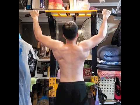 자영업자 30대 일반인 깔짝깔짝 썸레스턱걸이로 30개 갯수 억지로 채워보기 #shorts