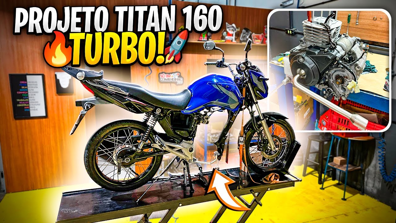 TIRAMOS O MOTOR DA TITAN PRA MONTAR O KIT DA XRE 190cc | EMBREAGEM PREPARADA 🔥