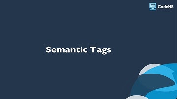 Semantic Tags