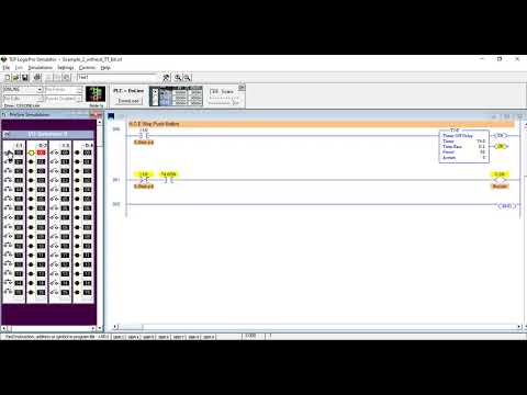 Emergency Stop Button and Timer off delay - Chapter 4 - Example 2 - using DN bit