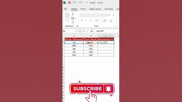 Calculate percentage in Excel #exceltips, #excel, #percentage, #exceltutorial, #shorts, #howto