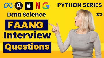 FAANG Interview Question SOLVED! Python for Data Science Explained Step by Step - Amazon Interviews