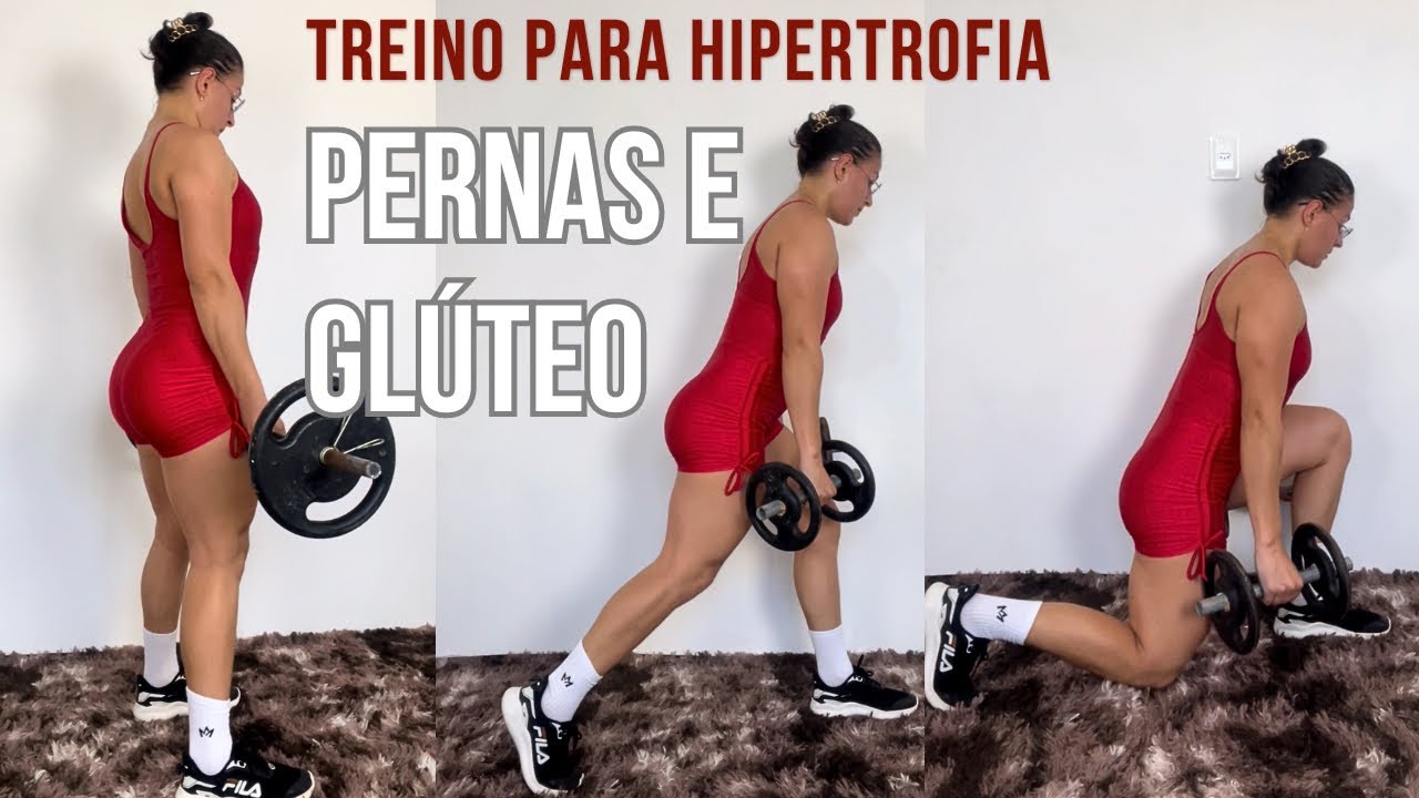TREINO DE PERNAS E GLÚTEOS PARA GANHAR MASSA MUSCULAR