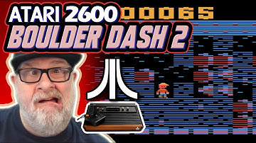 Retro Bliss Plays Boulder Dash 2 for ATARI 2600 - Exclusive Demo!