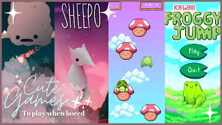 Cute FREE Games To Play When Bored! ✨🐸 | Sheepo | Kawaii Froggy Jump | Free-Game-Friday screenshot 2