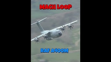 A400M LOW LEVEL AT THE MACH LOOP #military #machloop #militaryaircraft